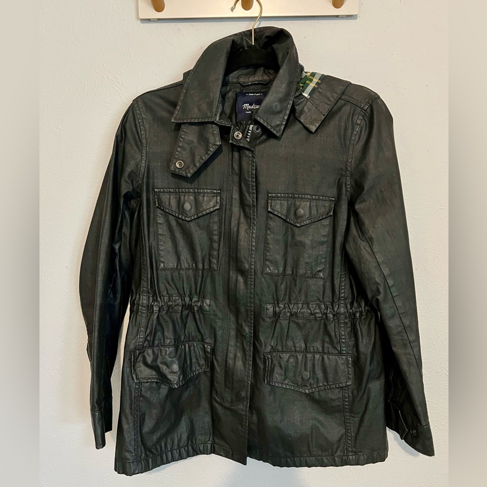 MADEWELL RAINCLOUD WATERPROOF JACKET BLACK— MEDIUM